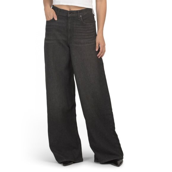 RAG & BONE Washed Black Ultra Stretch Serena High Rise Jeans - Picture 1 of 2